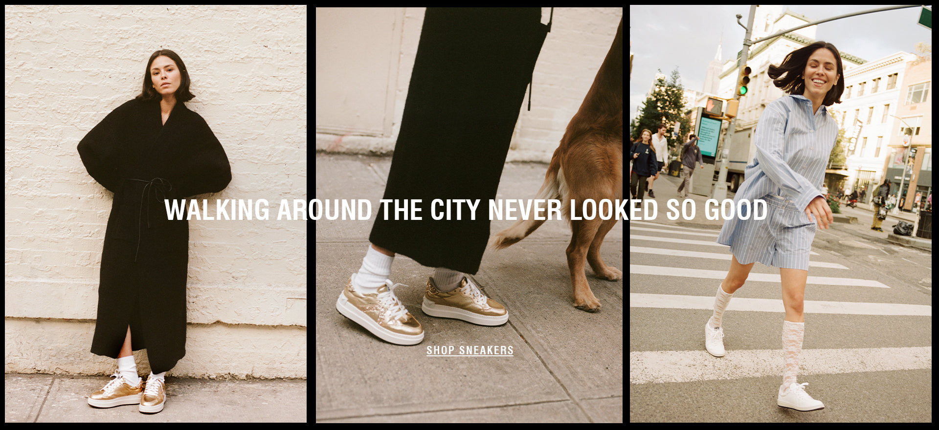 Walking around the city never looked so good - Schutz Sneakers